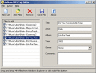 Ashkon MP3 Tag Editor screenshot